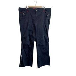 Women's Vintage KIKGIRL Black Goth Rave Pants Plus Size 20